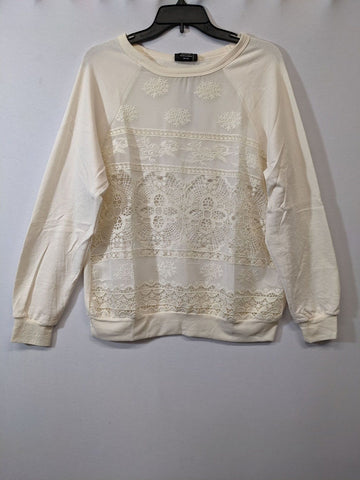 LIV1445 EMBROIDERED LONG SLEEVE SWEATER