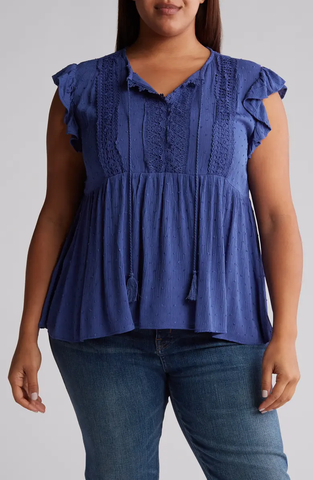 SB1020X Embroidered Cotton Tank Top